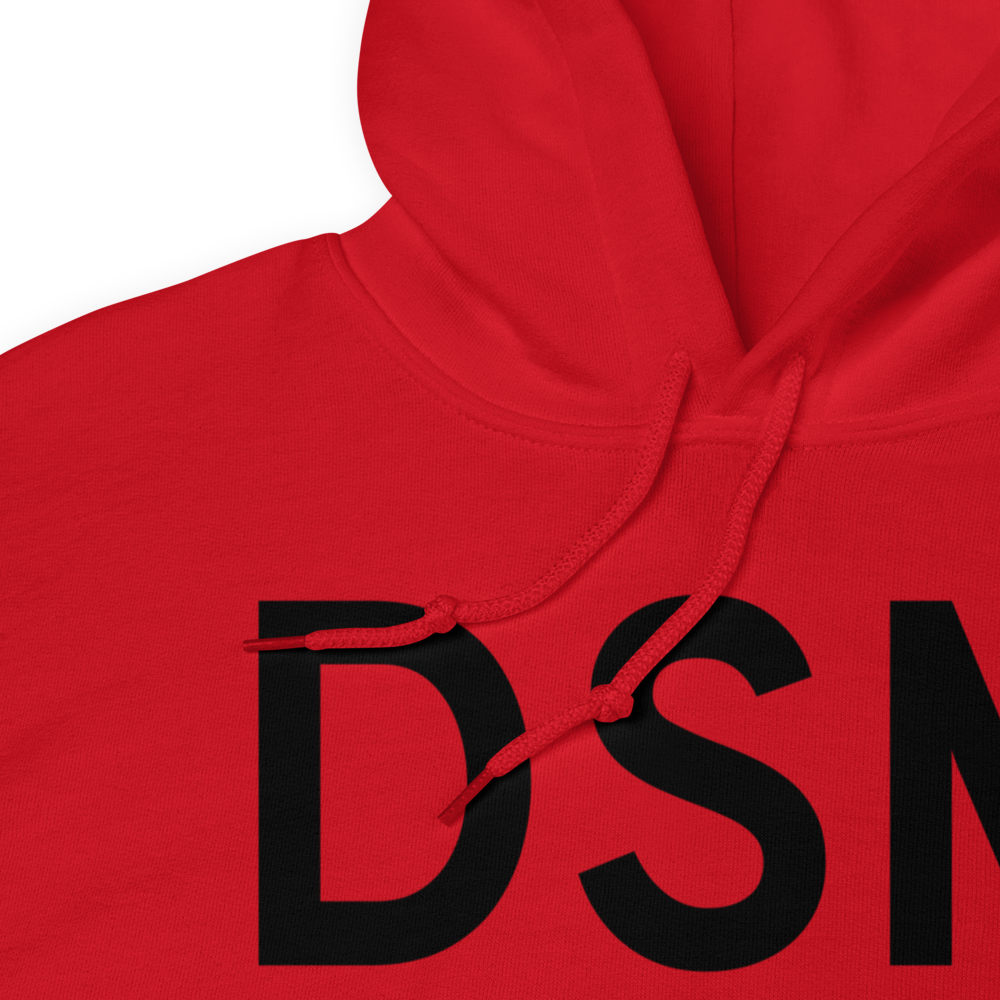Des Moines (KDSM) Airport Hoodie Sweatshirt 