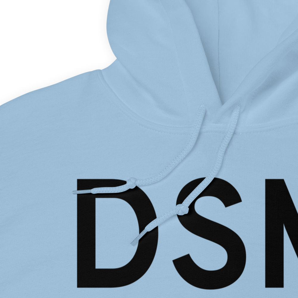 Des Moines (KDSM) Airport Hoodie Sweatshirt 