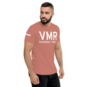 Vermillion (KVMR) Airport Tri-blend T-Shirt