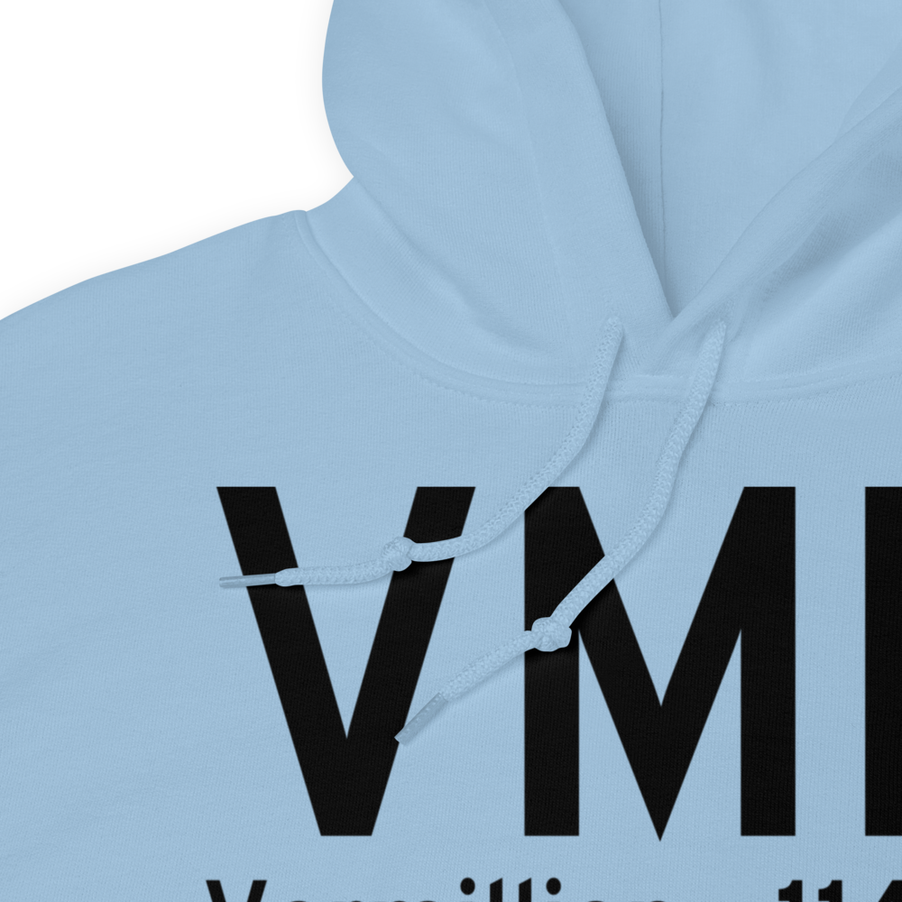 Vermillion (KVMR) Airport Hoodie Sweatshirt 