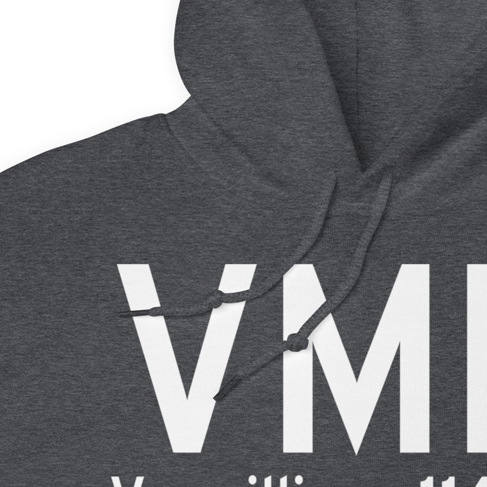 Vermillion (KVMR) Airport Hoodie Sweatshirt 