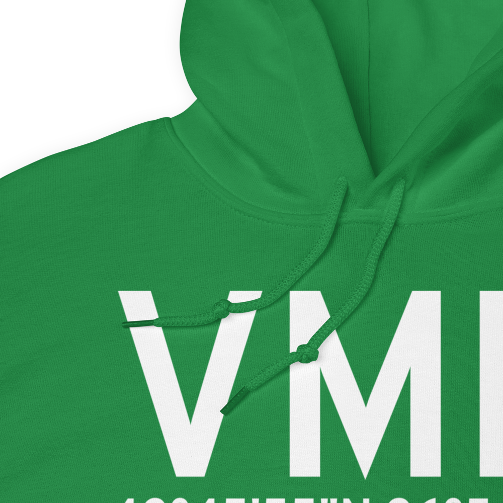 Vermillion (KVMR) Airport Hoodie Sweatshirt 
