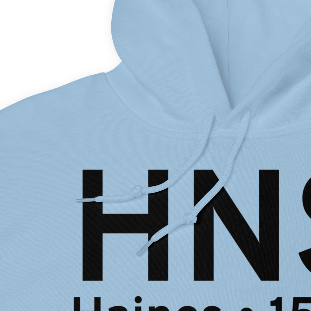 Haines (PAHN) Airport Hoodie Sweatshirt 