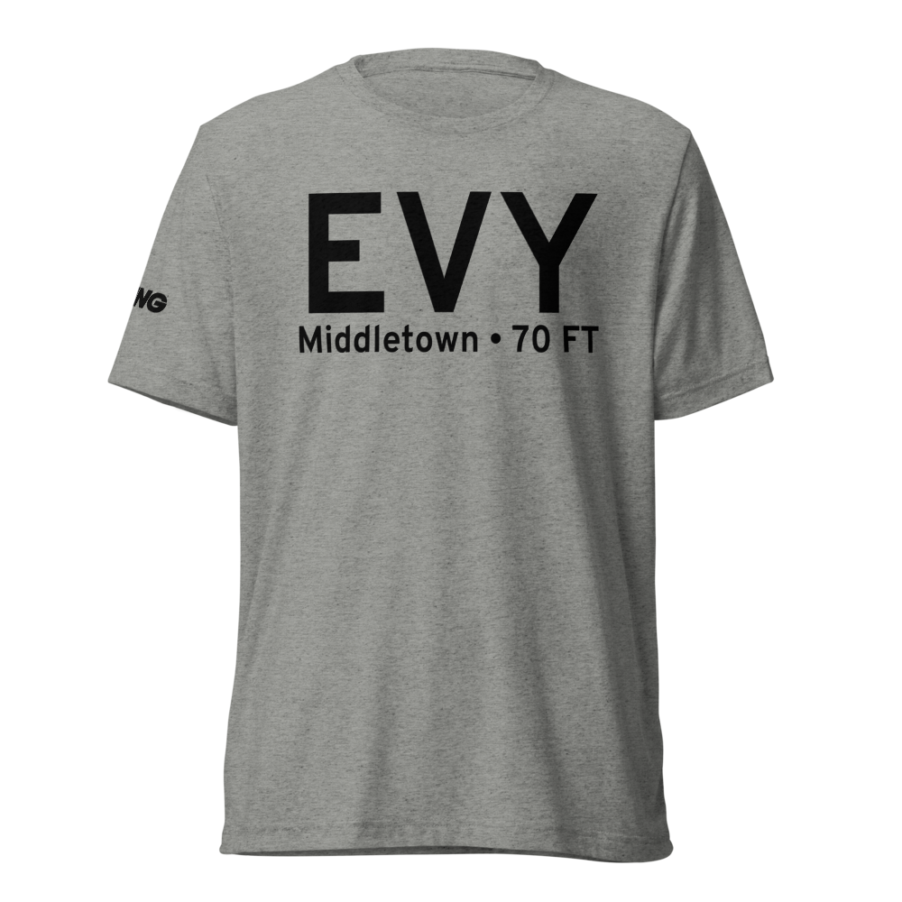 Middletown (KEVY) Airport Tri-blend T-Shirt 