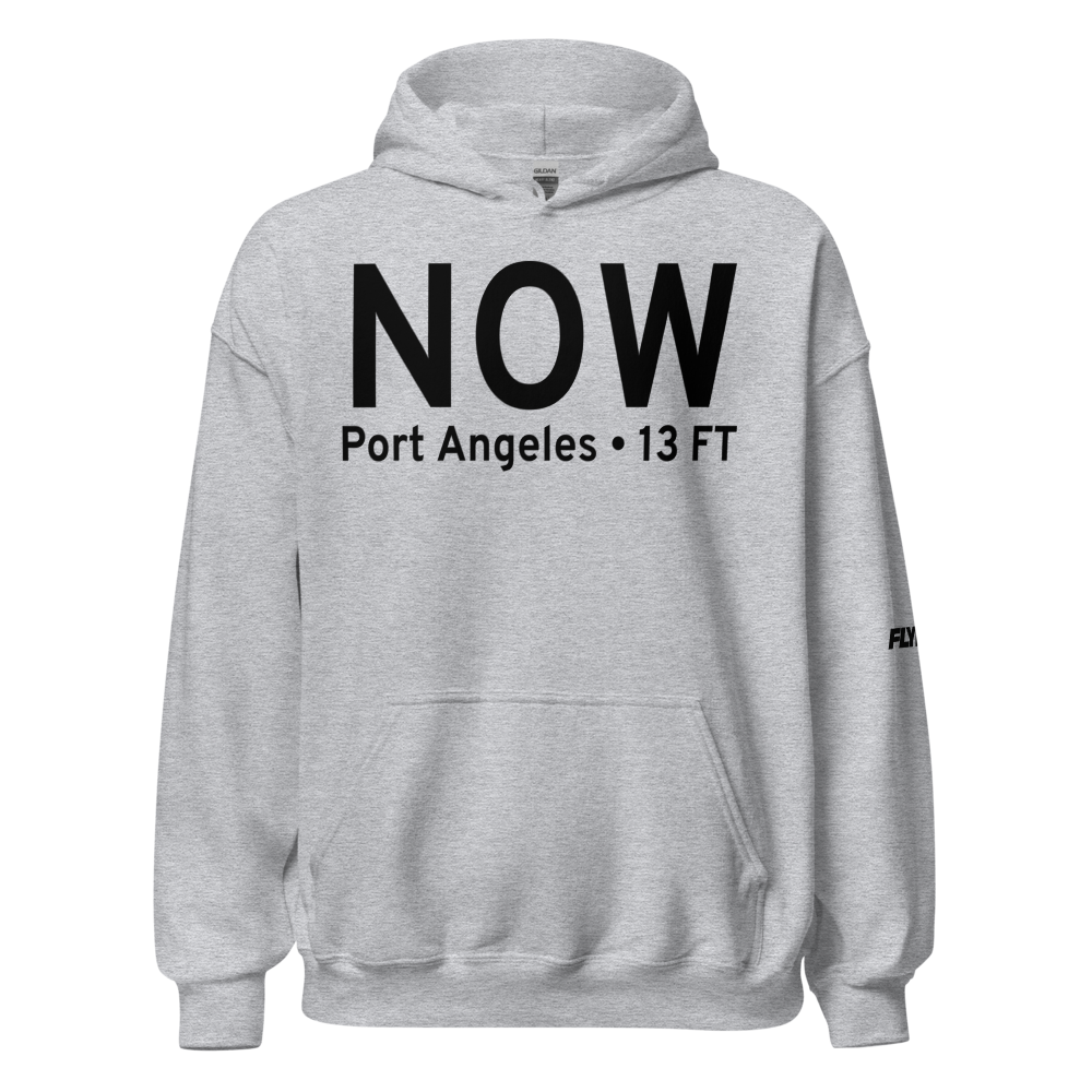 Port Angeles (KNOW) Airport Hoodie Sweatshirt 