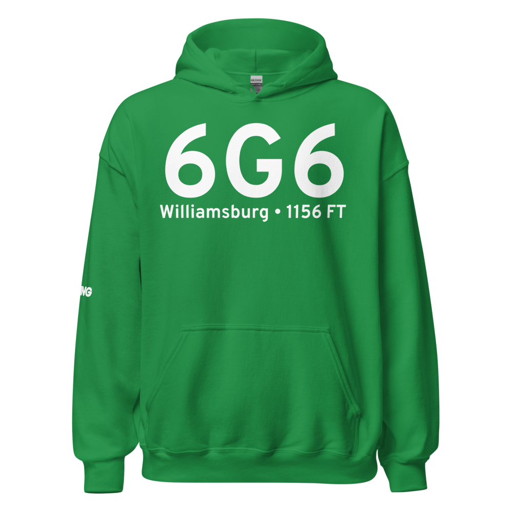 Williamsburg (6G6) Airport Hoodie Sweatshirt 