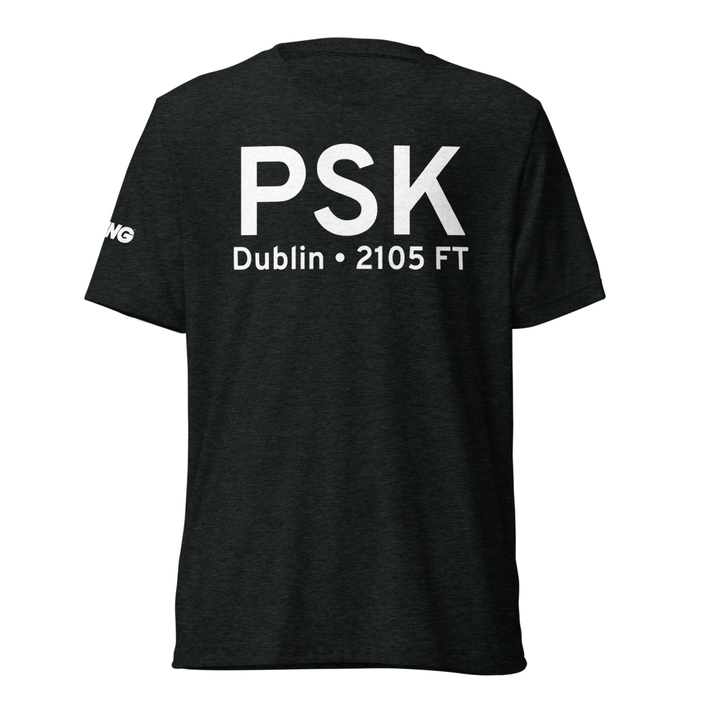 Dublin (KPSK) Airport Tri-blend T-Shirt 