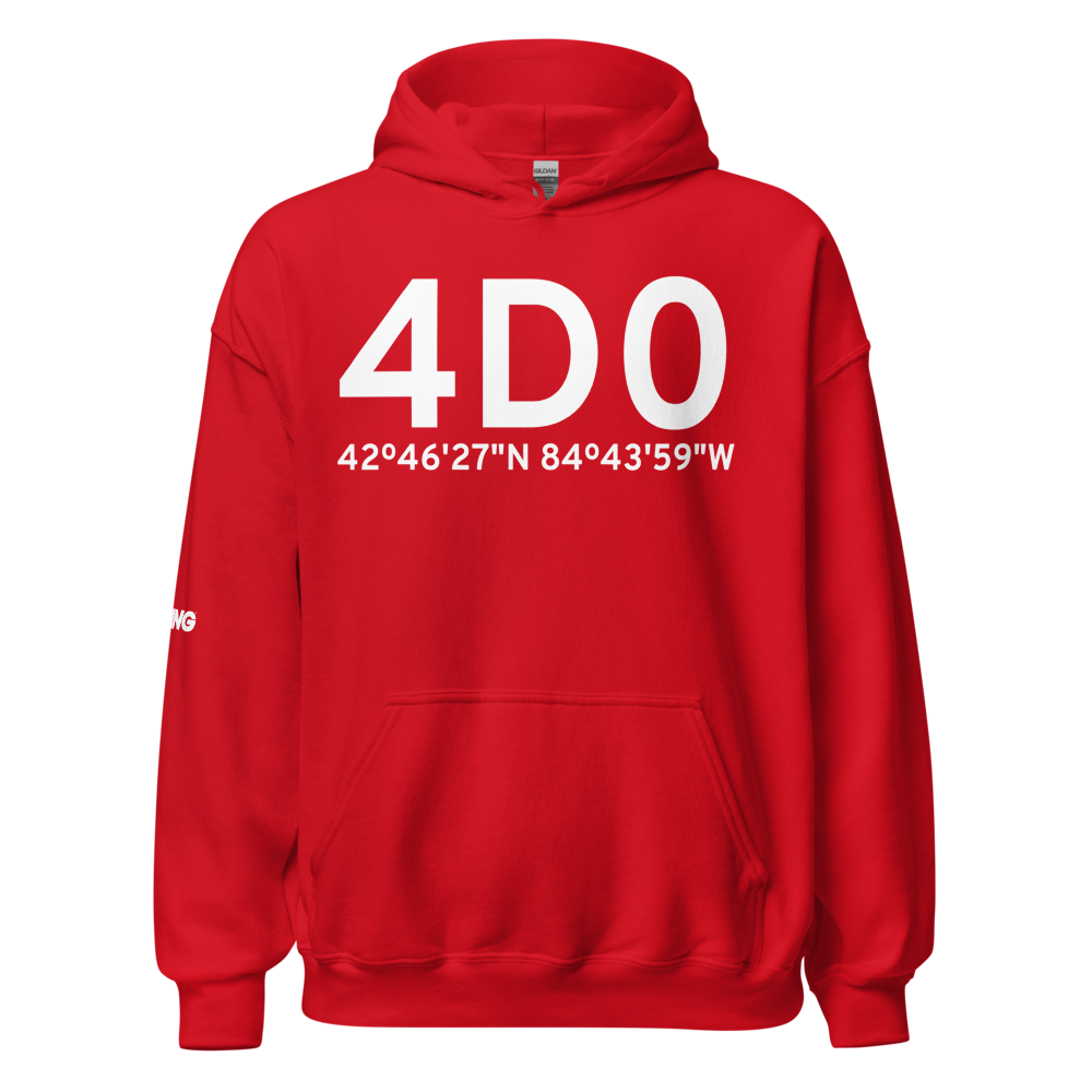 Grand Ledge (K4D0) Airport Hoodie Sweatshirt 