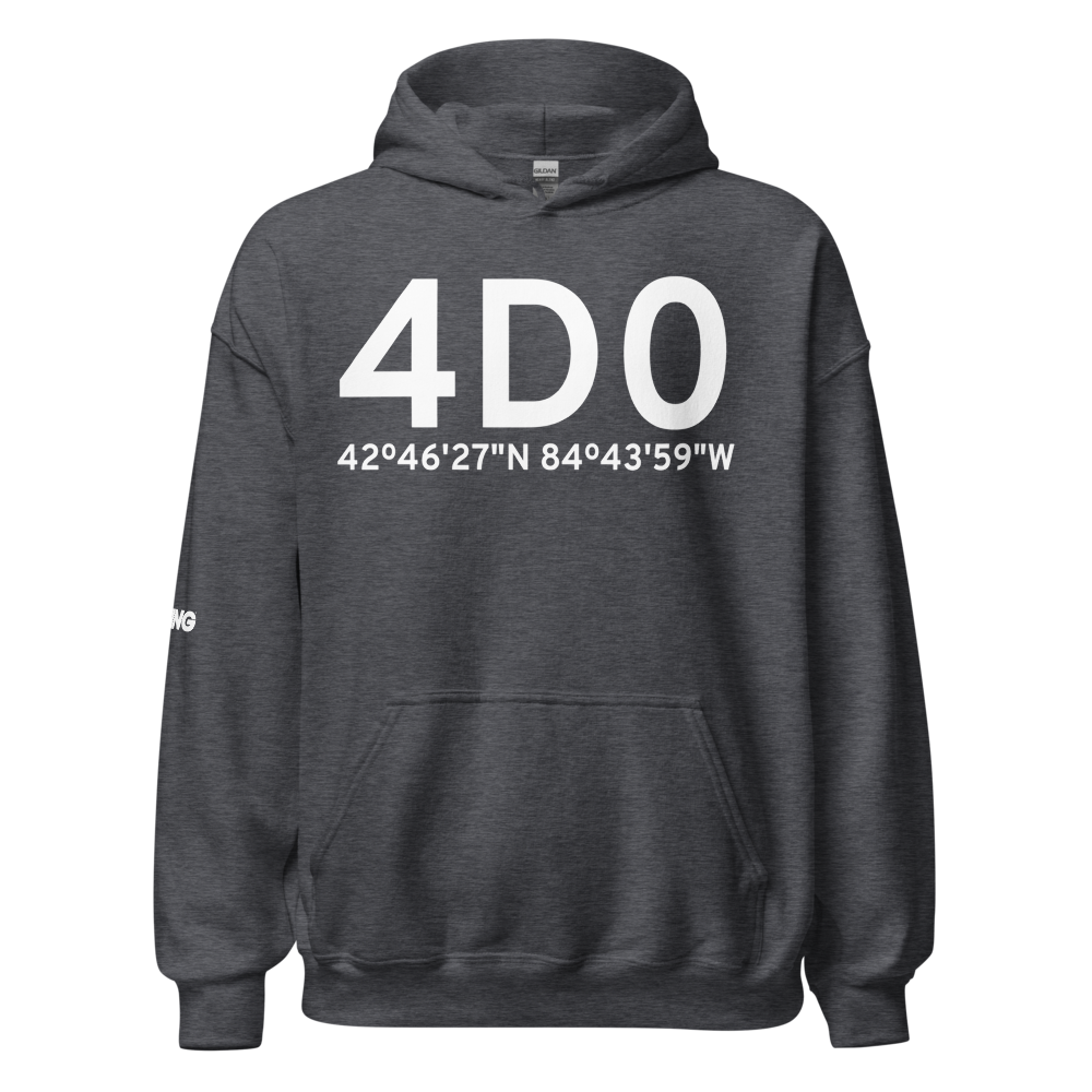 Grand Ledge (K4D0) Airport Hoodie Sweatshirt 