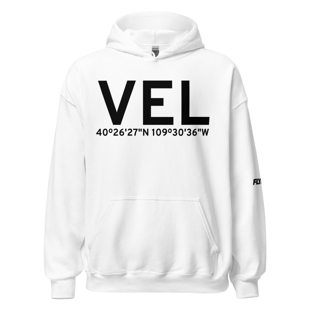 Vernal (KVEL) Airport Hoodie Sweatshirt 