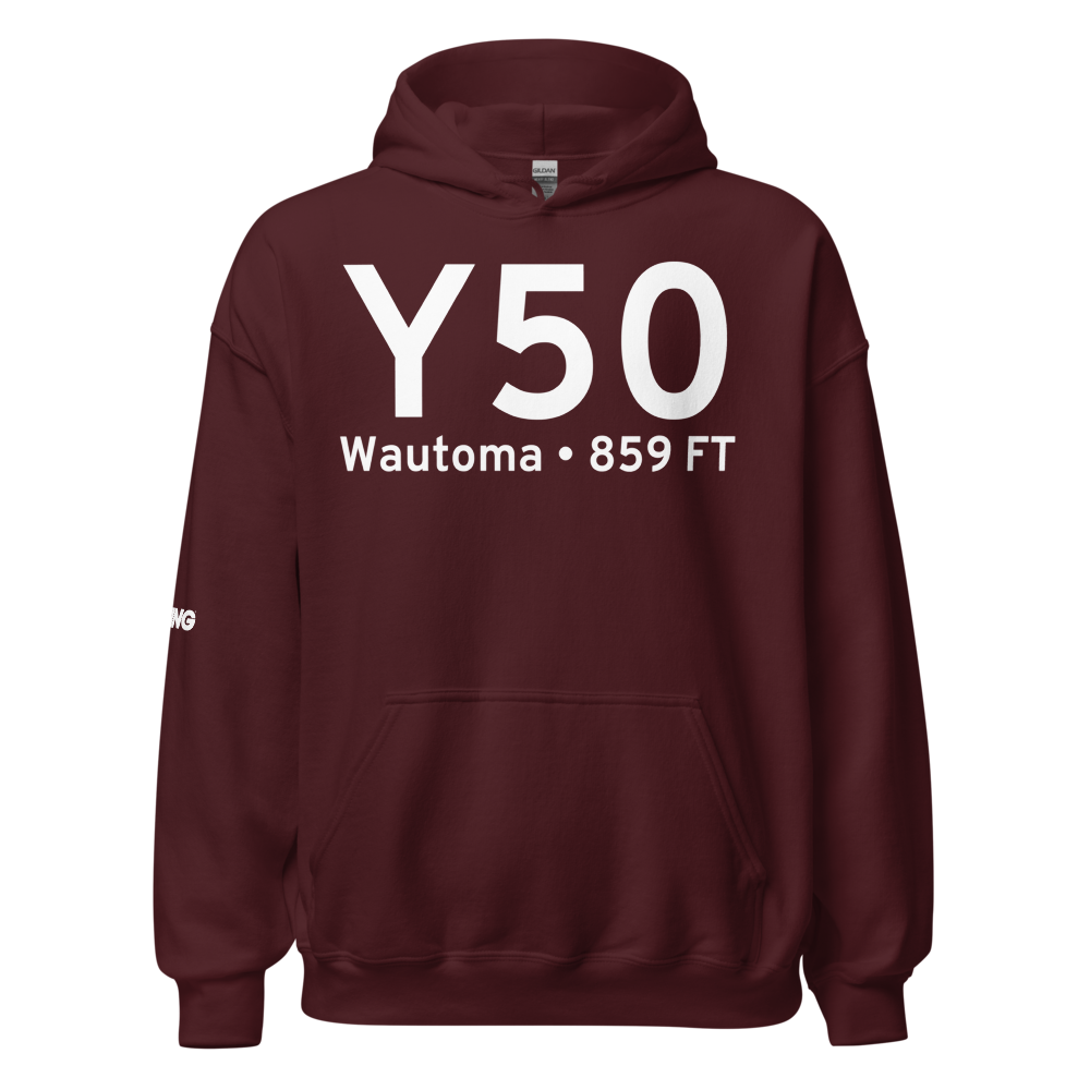 Wautoma (KY50) Airport Hoodie Sweatshirt 