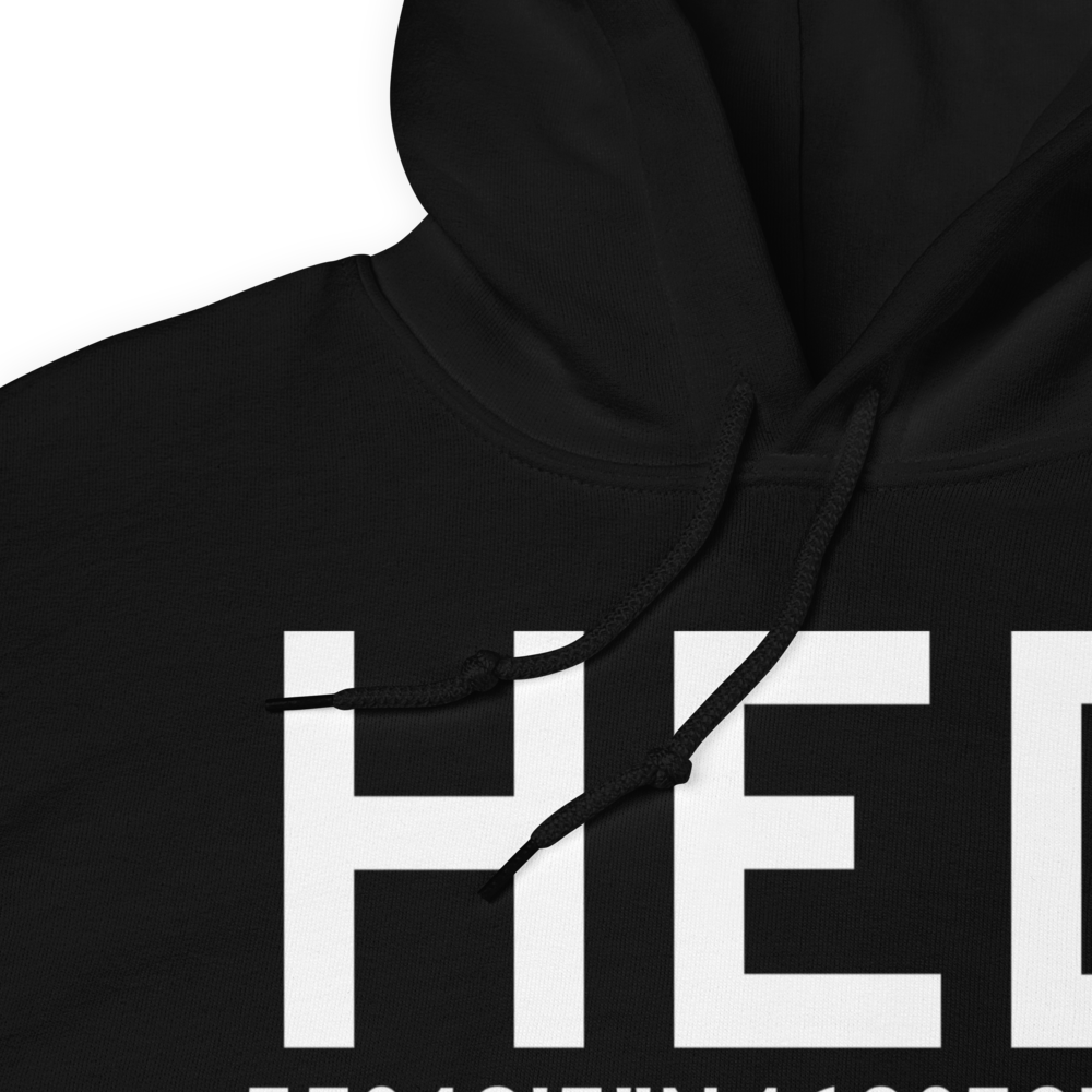 Herendeen Bay (AK33) Airport Hoodie Sweatshirt 
