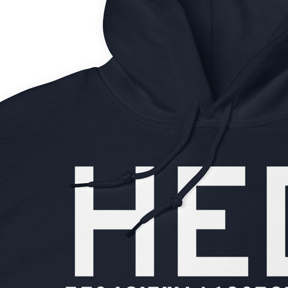Herendeen Bay (AK33) Airport Hoodie Sweatshirt 