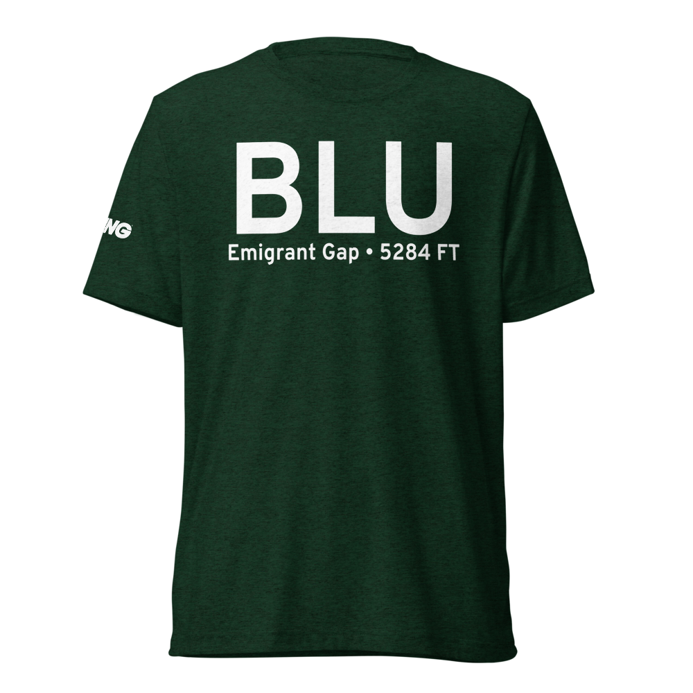 Emigrant Gap (KBLU) Airport Tri-blend T-Shirt 