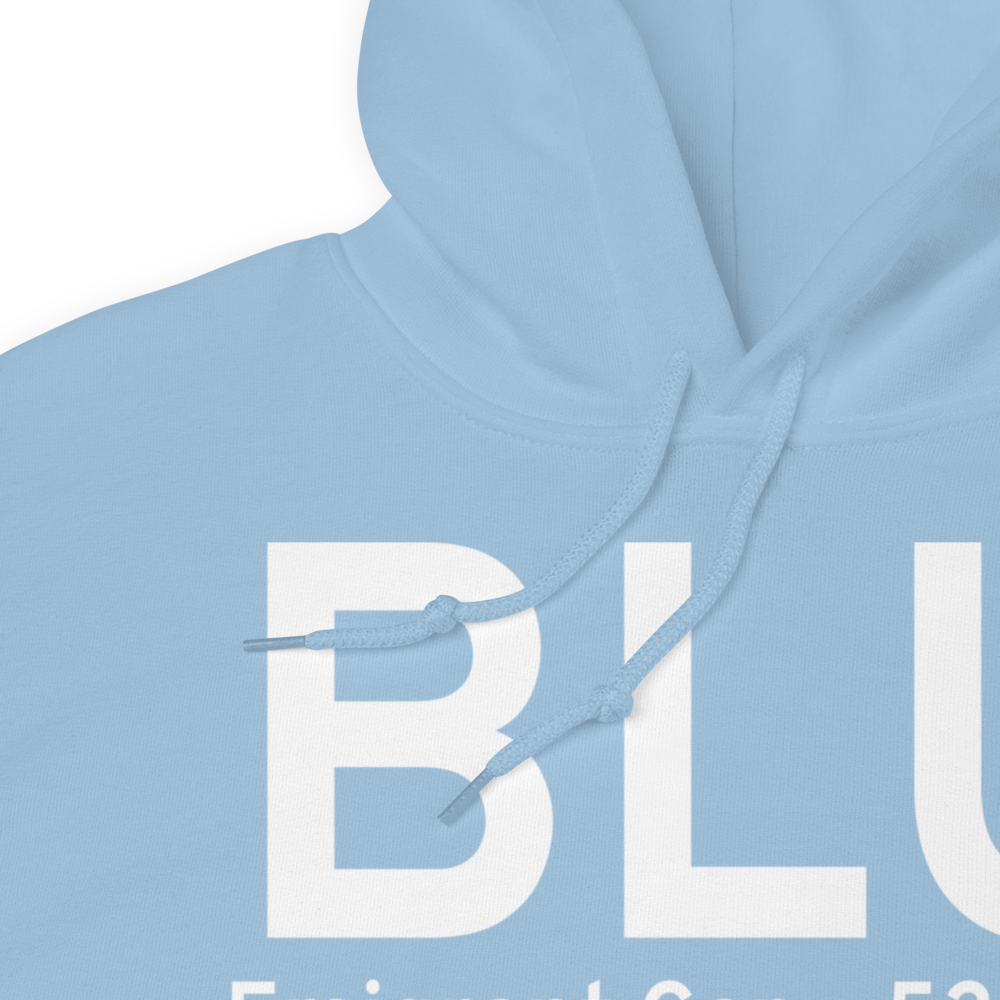 Emigrant Gap (KBLU) Airport Hoodie Sweatshirt 