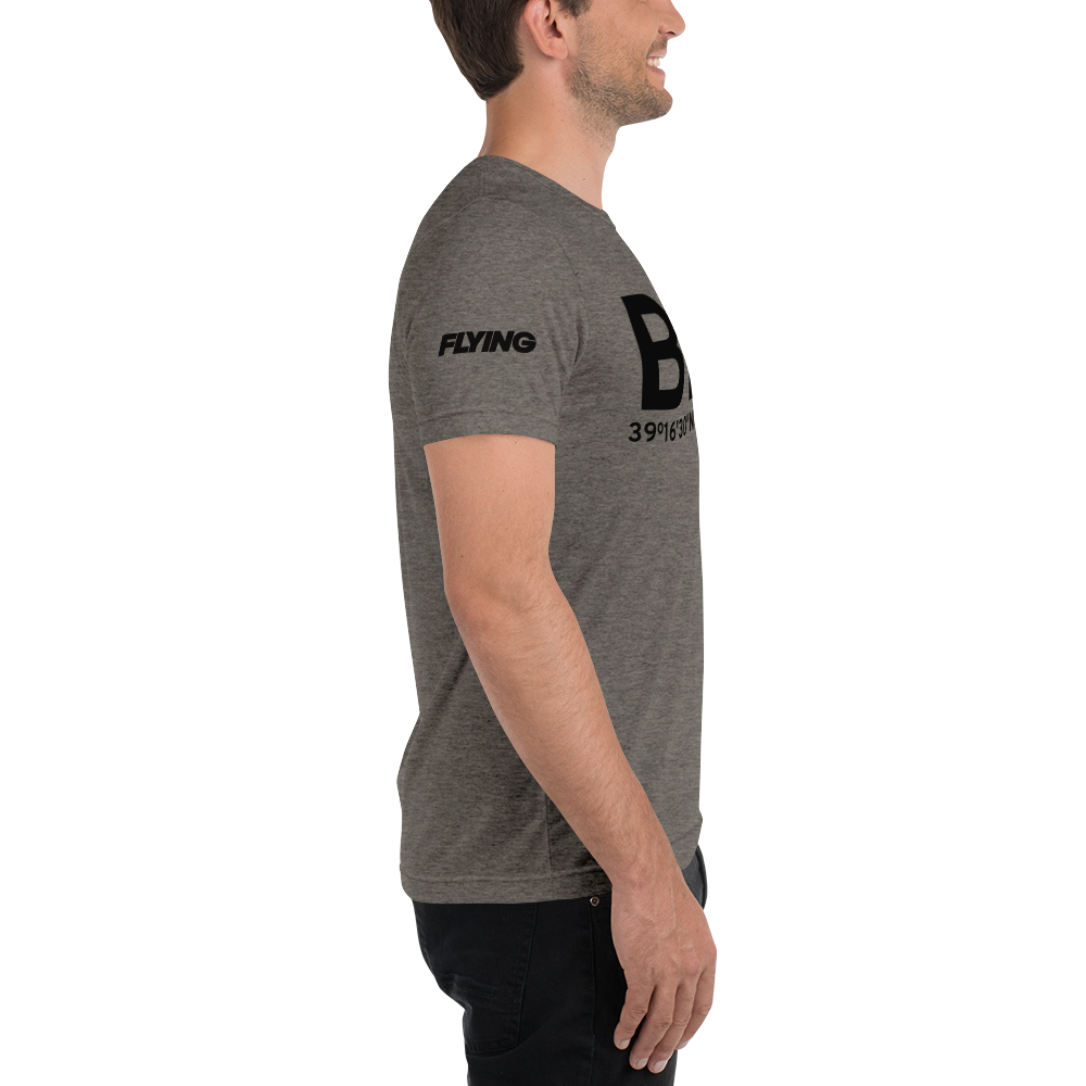 Emigrant Gap (KBLU) Airport Tri-blend T-Shirt 