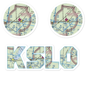 Salem Leckrone Airport (SLO) VFR Sectional Sticker Pack