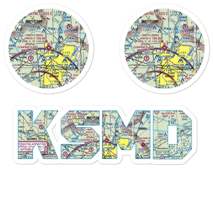 Smith Field (SMD) VFR Sectional Sticker Pack