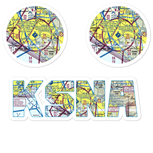 John Wayne Airport-Orange County Airport (SNA) VFR Sectional Sticker Pack