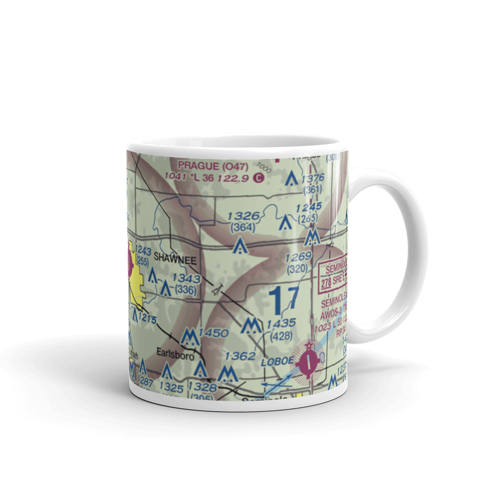 Shawnee Regional Airport (SNL) VFR Sectional  Mug 