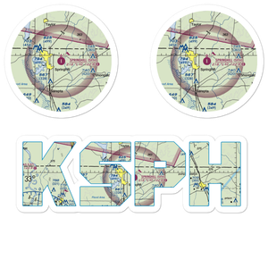 Springhill Airport (SPH) VFR Sectional Sticker Pack