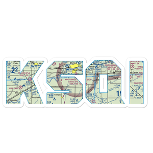 Whiteside County Airport-Joseph H Bittorf Field (SQI) VFR Sectional Sticker