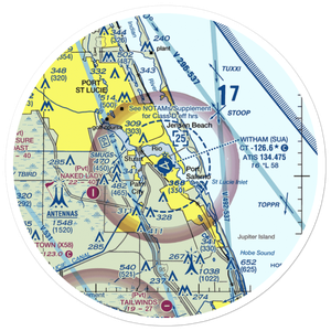 Witham Field (SUA) VFR Sectional Sticker (30 mile)