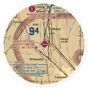 Grant County Airport (SVC) VFR Sectional Sticker (20 mile)