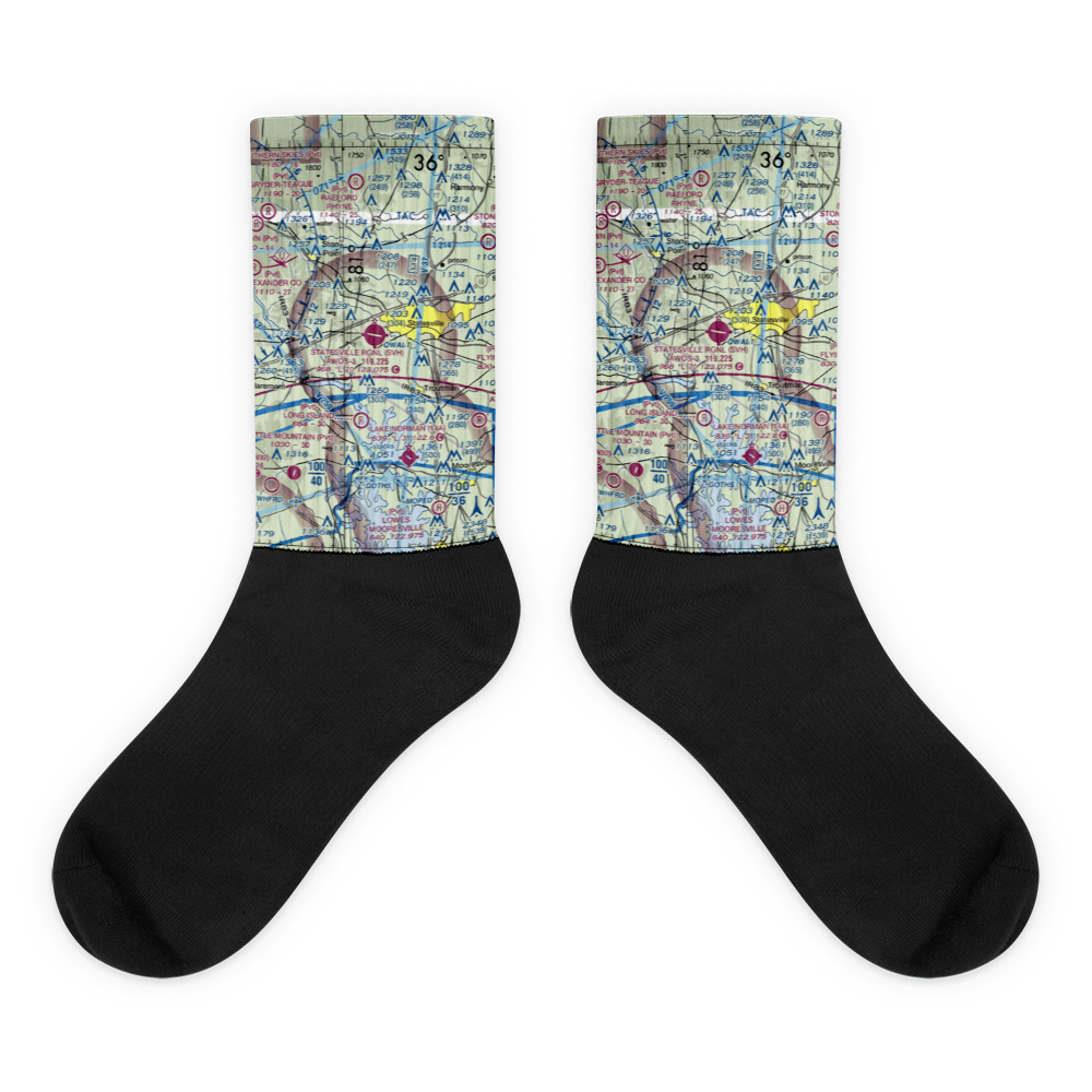 Statesville Regional Airport (SVH) VFR Sectional Socks 