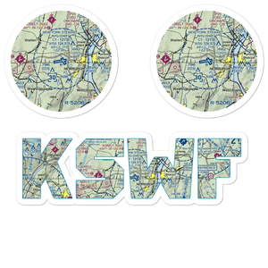 New York Stewart International Airport (SWF) VFR Sectional Sticker Pack