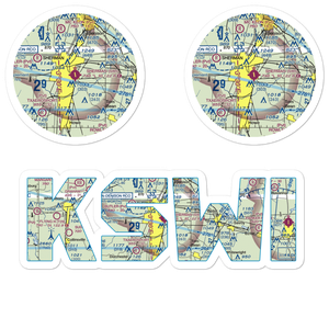 Sherman Municipal Airport (SWI) VFR Sectional Sticker Pack