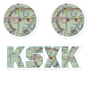 Sioux County Regional Airport (SXK) VFR Sectional Sticker Pack