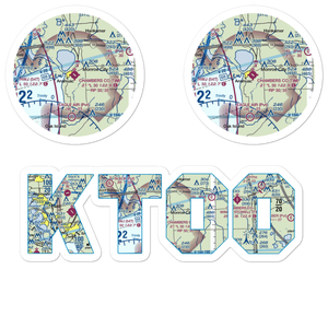Chambers County Airport (T00) VFR Sectional Sticker Pack