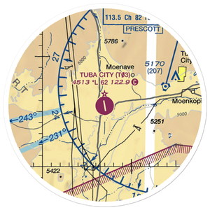 Tuba City Airport (T03) VFR Sectional Sticker (20 mile)