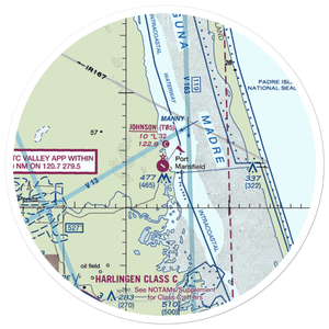 Charles R Johnson Airport (T05) VFR Sectional Sticker (30 mile)