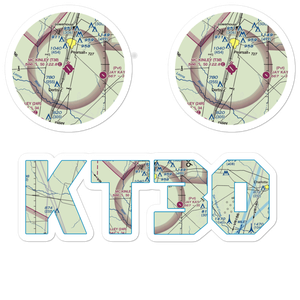 Mc Kinley Field (T30) VFR Sectional Sticker Pack