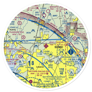 Aero Country Airport (T31) VFR Sectional Sticker (30 mile)