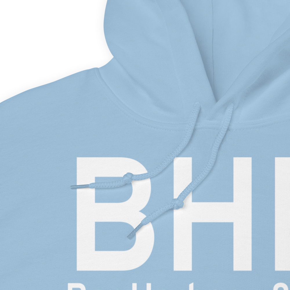 Bar Harbor (KBHB) Airport Hoodie Sweatshirt 