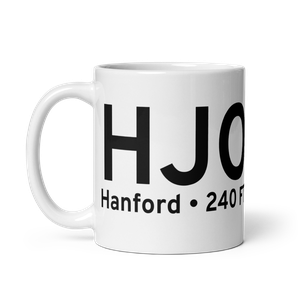 Hanford (KHJO) Airport Mug