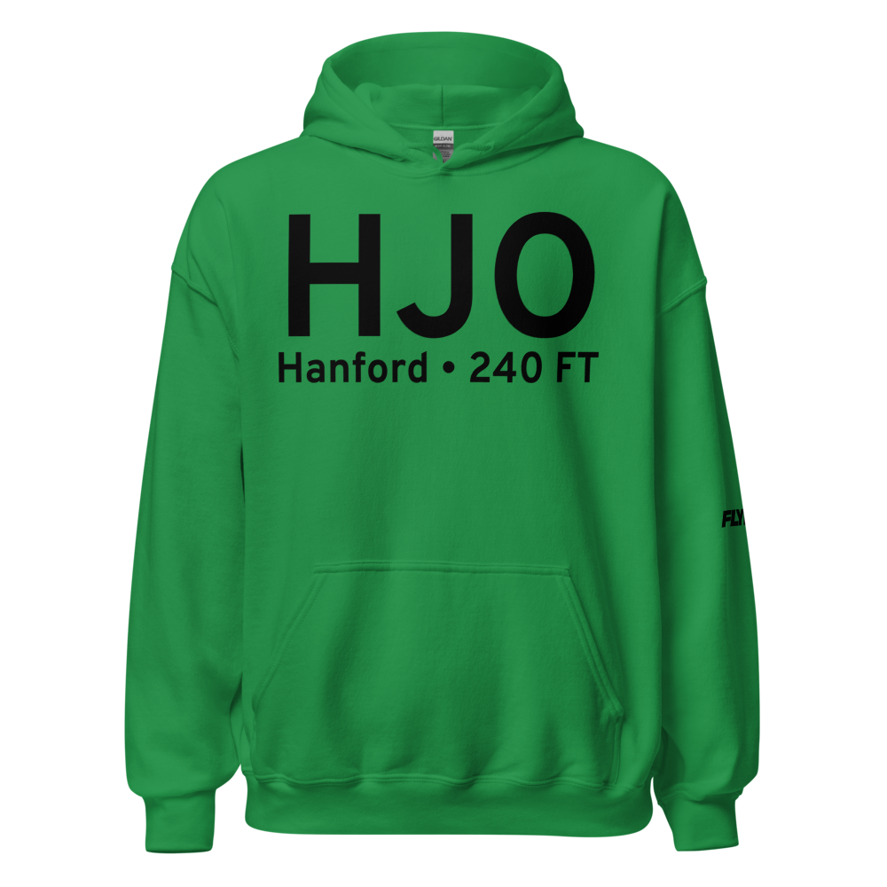 Hanford (KHJO) Airport Hoodie Sweatshirt 