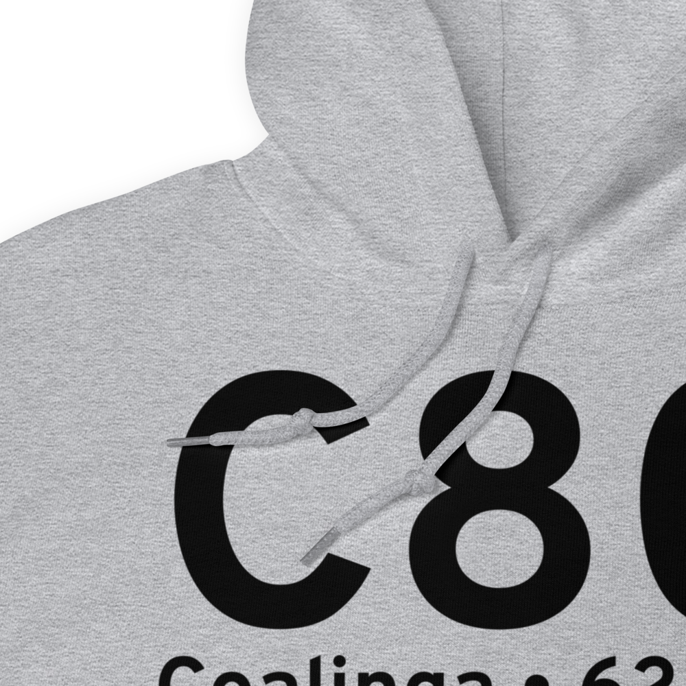 Coalinga (KC80) Airport Hoodie Sweatshirt 