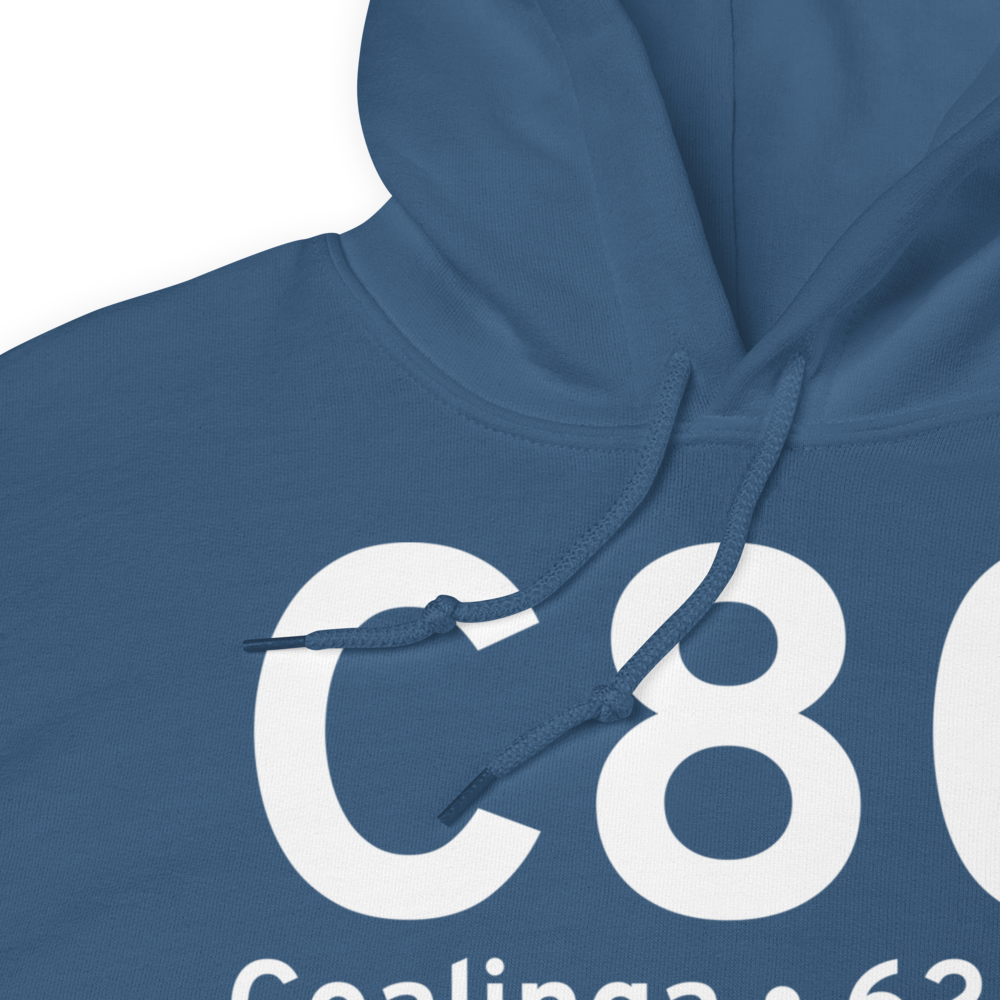 Coalinga (KC80) Airport Hoodie Sweatshirt 