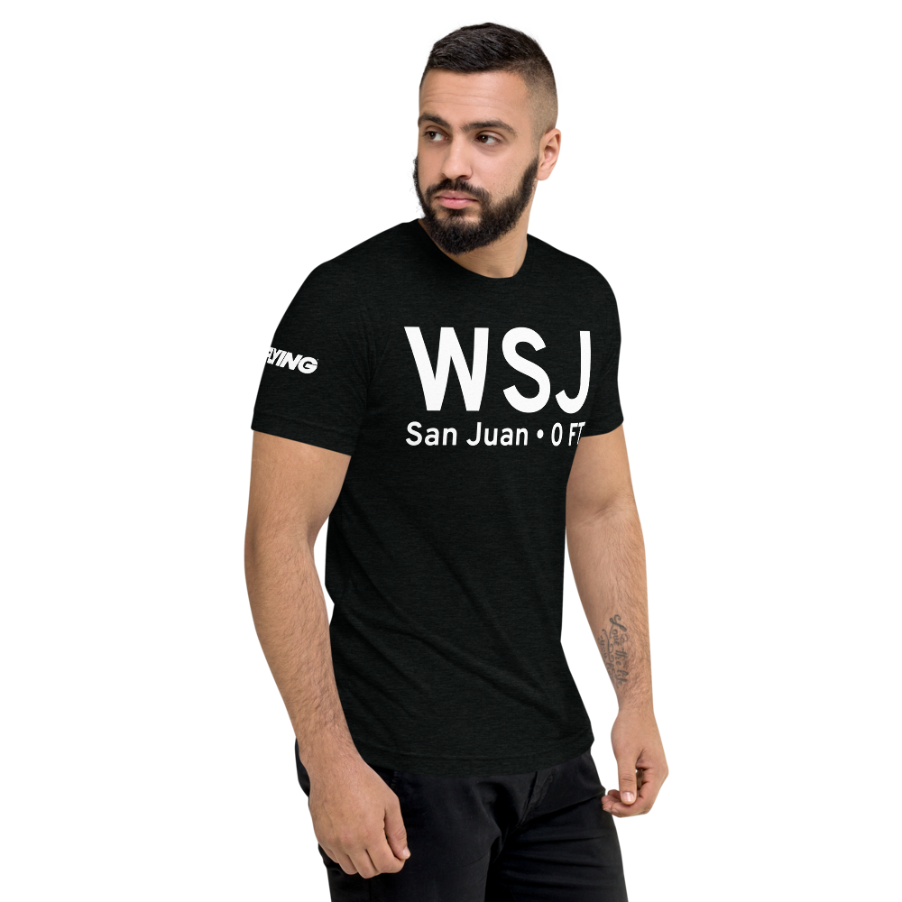 San Juan (WSJ) Airport Tri-blend T-Shirt 