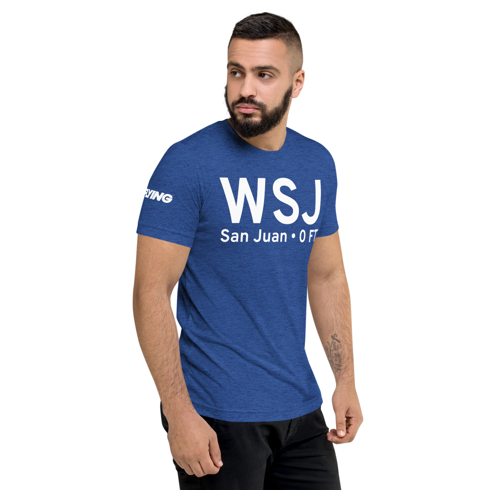 San Juan (WSJ) Airport Tri-blend T-Shirt 