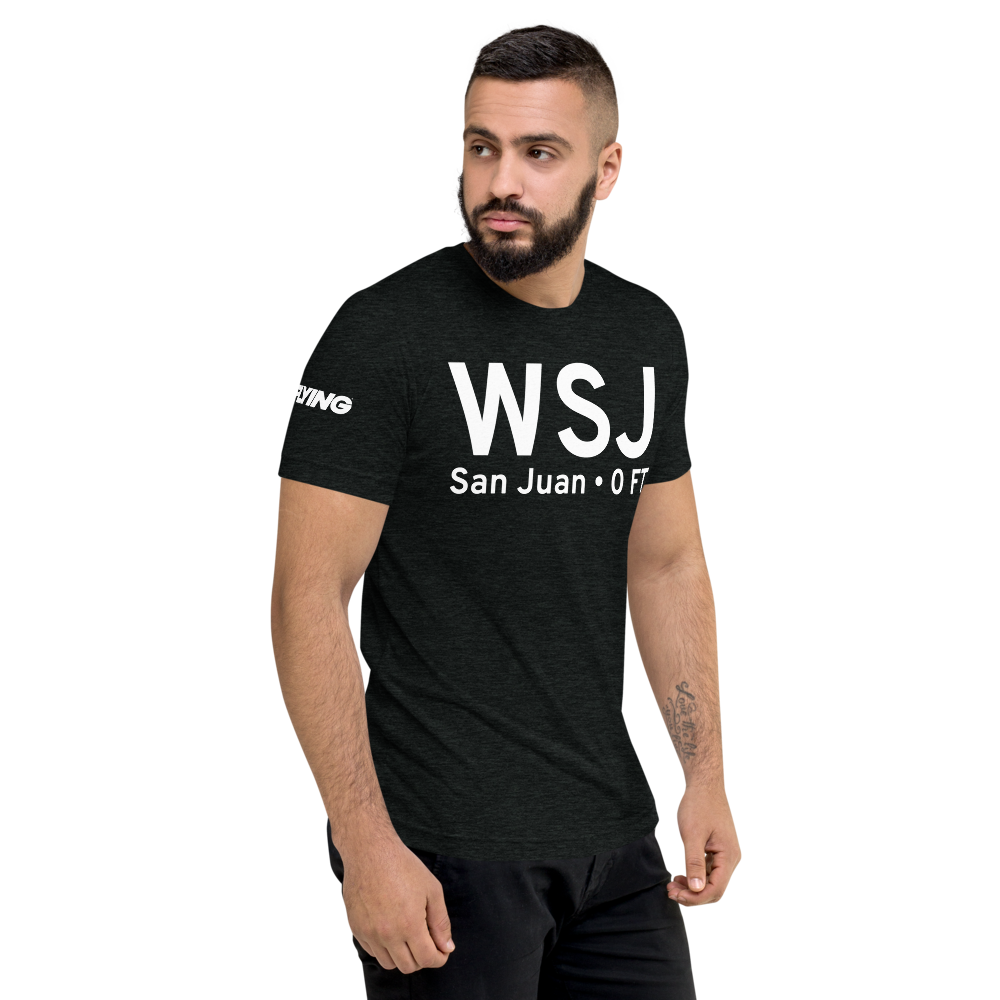 San Juan (WSJ) Airport Tri-blend T-Shirt 