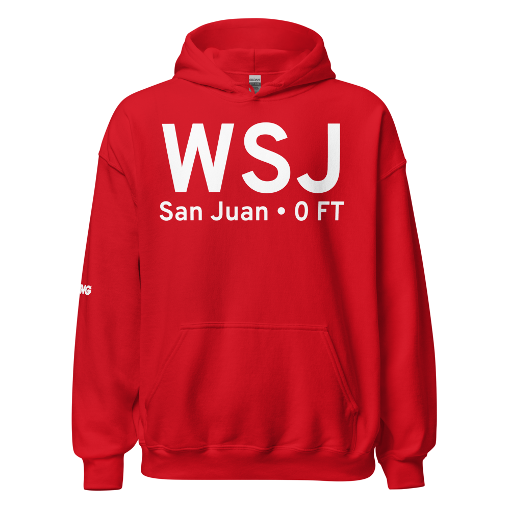 San Juan (WSJ) Airport Hoodie Sweatshirt 