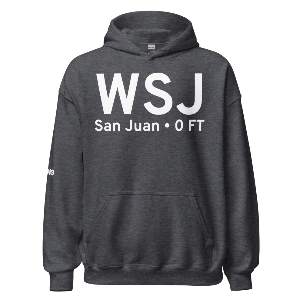 San Juan (WSJ) Airport Hoodie Sweatshirt 