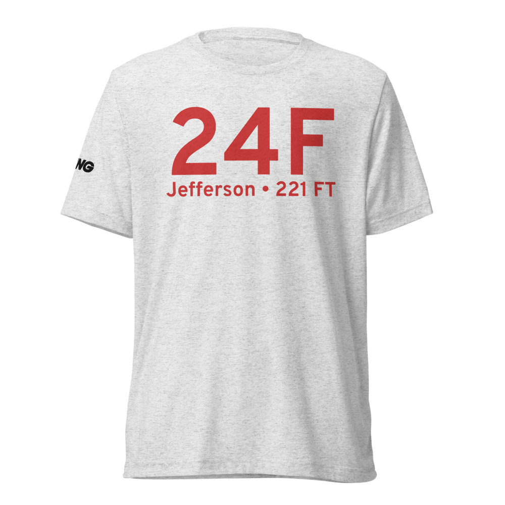 Jefferson (K24F) Airport Tri-blend T-Shirt 