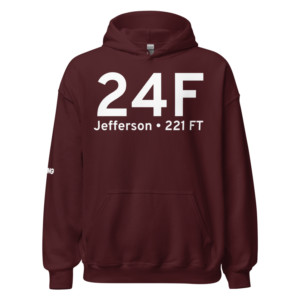 Jefferson (K24F) Airport Hoodie Sweatshirt 