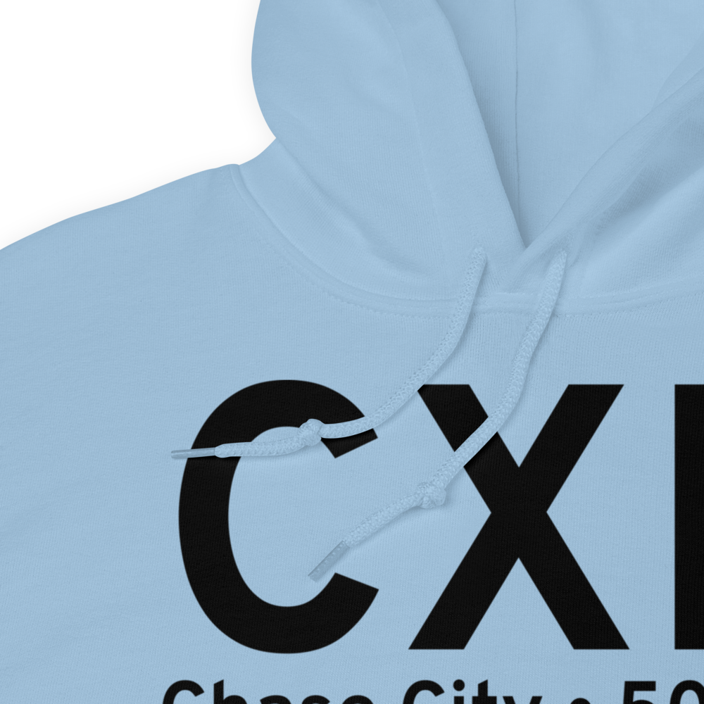 Chase City (KCXE) Airport Hoodie Sweatshirt 